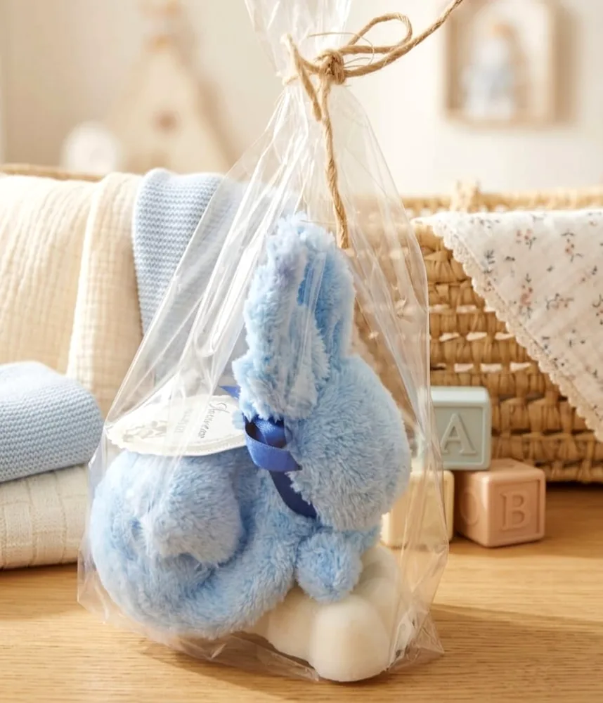 Kit azul empacado en bolsa transparente